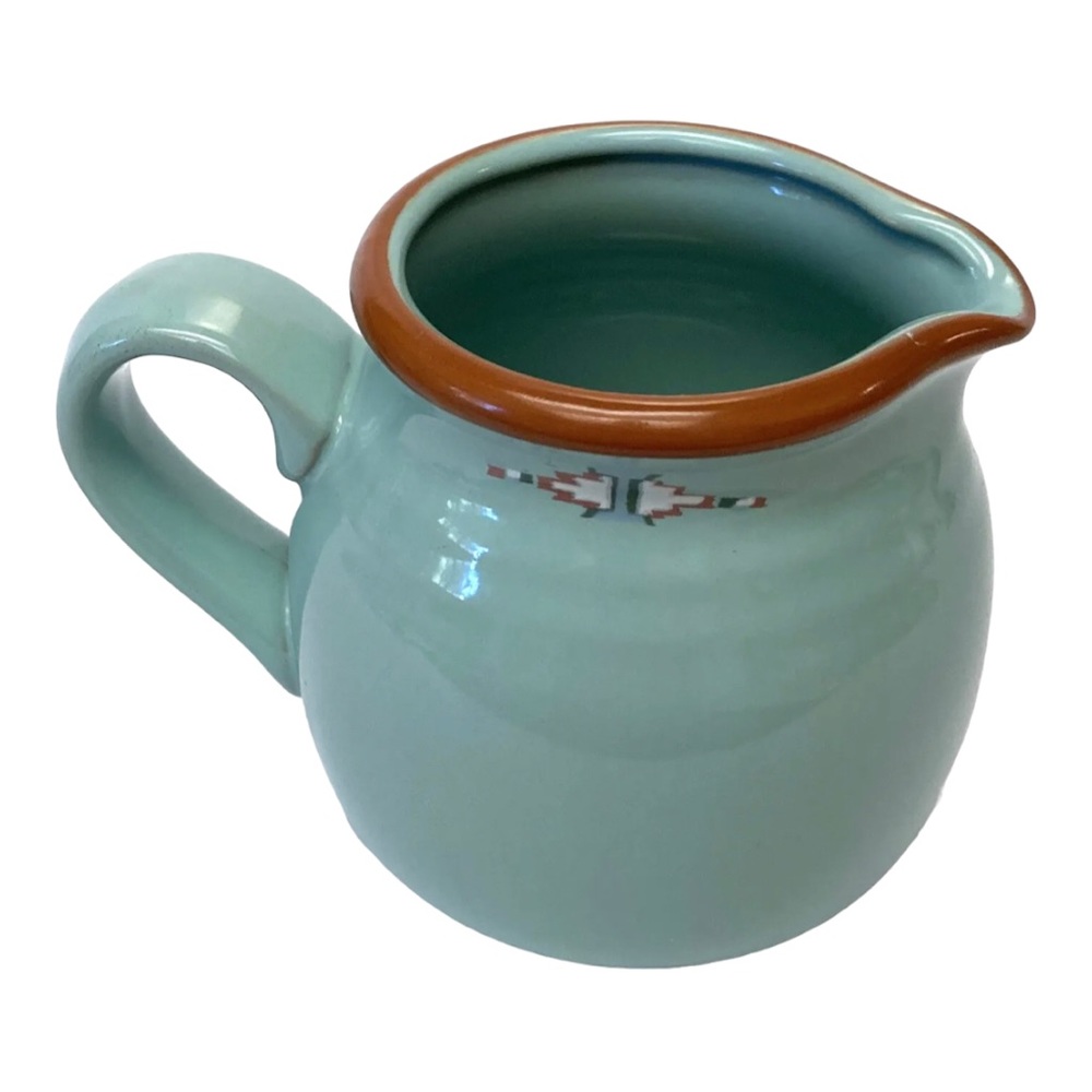 Noritake Stoneware Aztec Boulder Ridge Creamer Pitcher - Picture 2 of 6